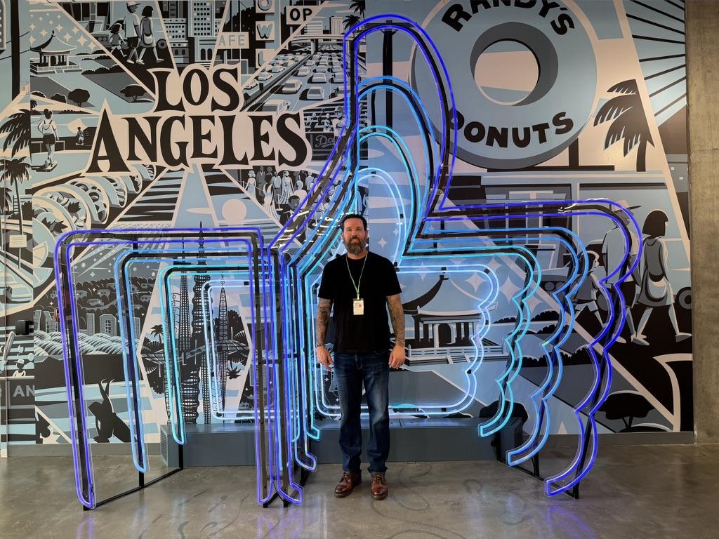 Jason at Meta training in Los Angeles