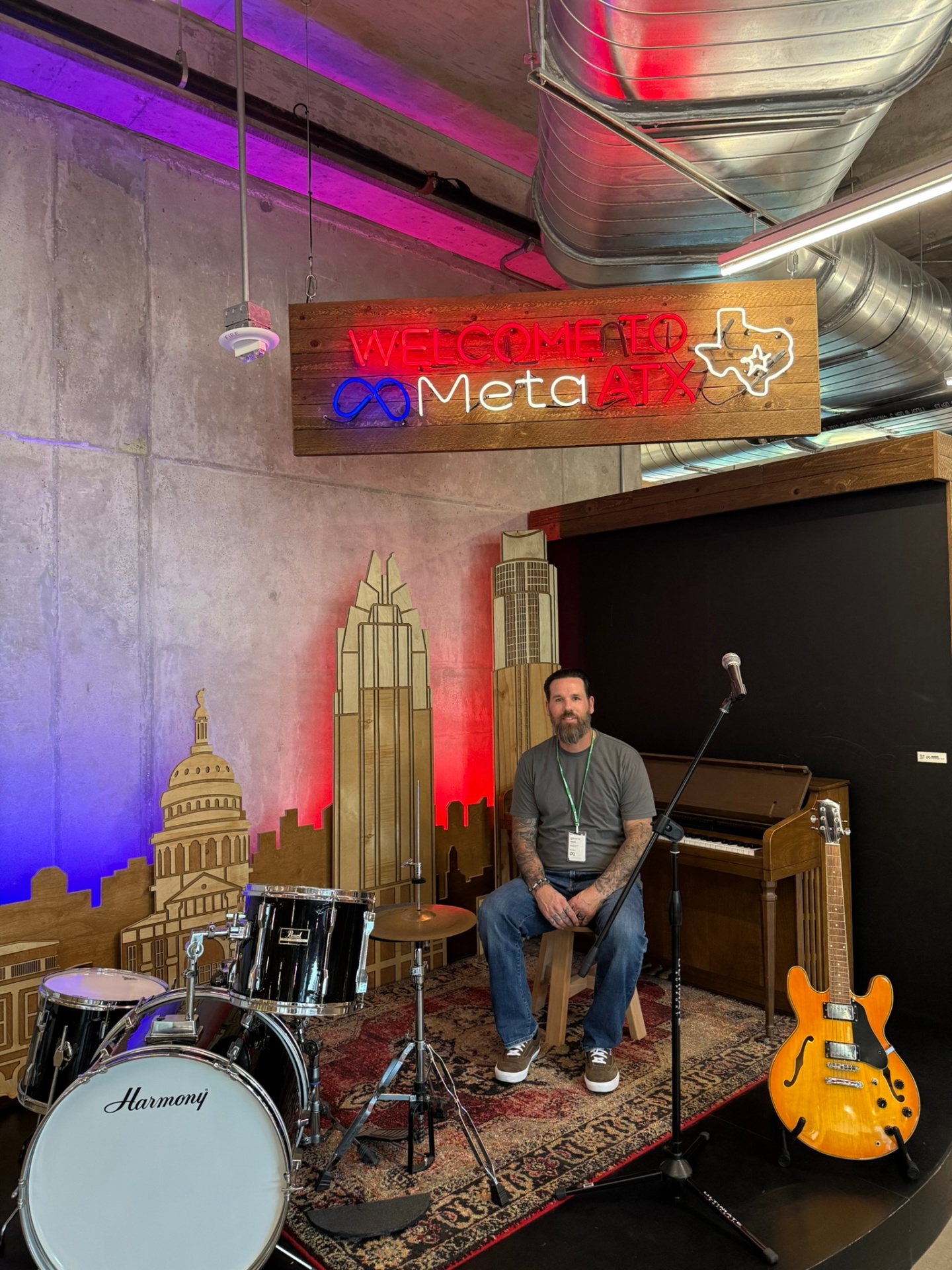Jason at Meta headquarters in Austin, Texas
